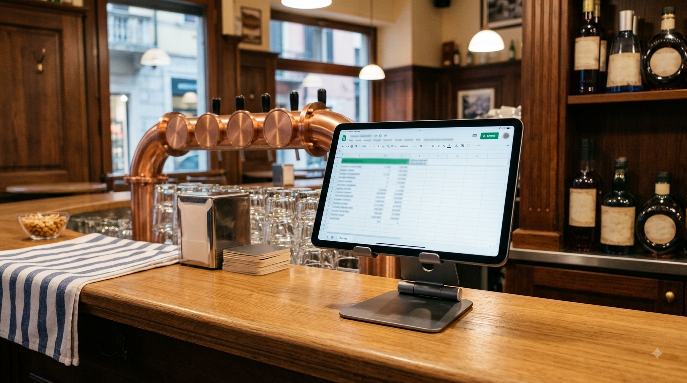 Simply Order al bancone della clubhouse